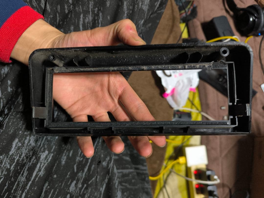 日産 純正部品 D21 ダットサン 1DIN パネル