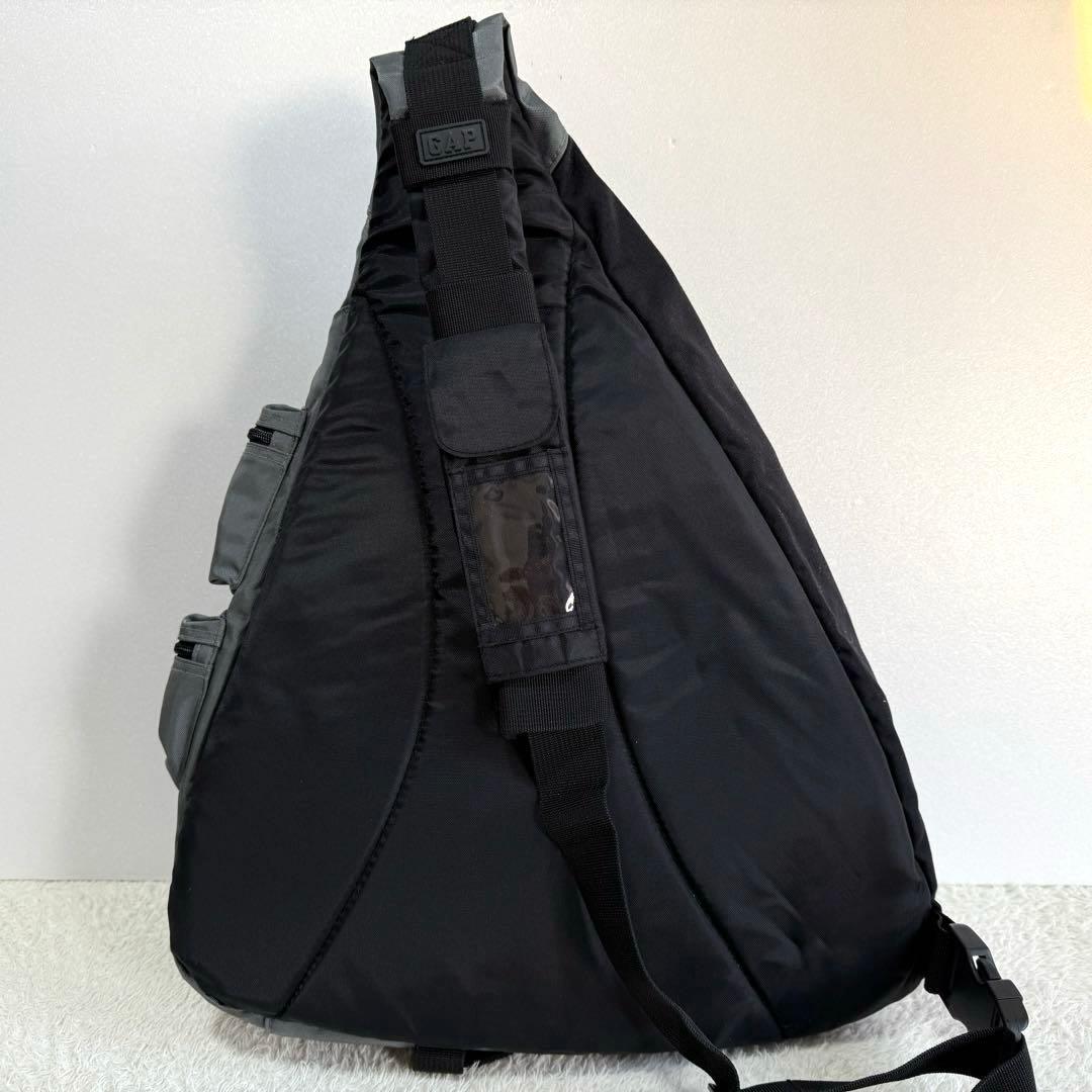 GAP y2k スリングショルダーバッグ グレー 00s