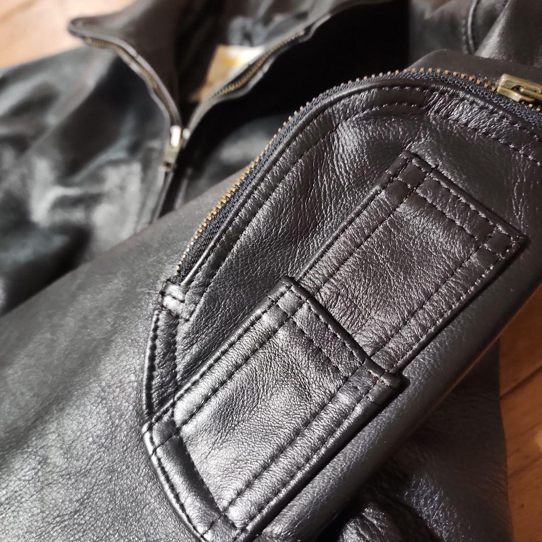 フランス軍 FRENCH BOMBER JACK 本革レザージャケット 短丈