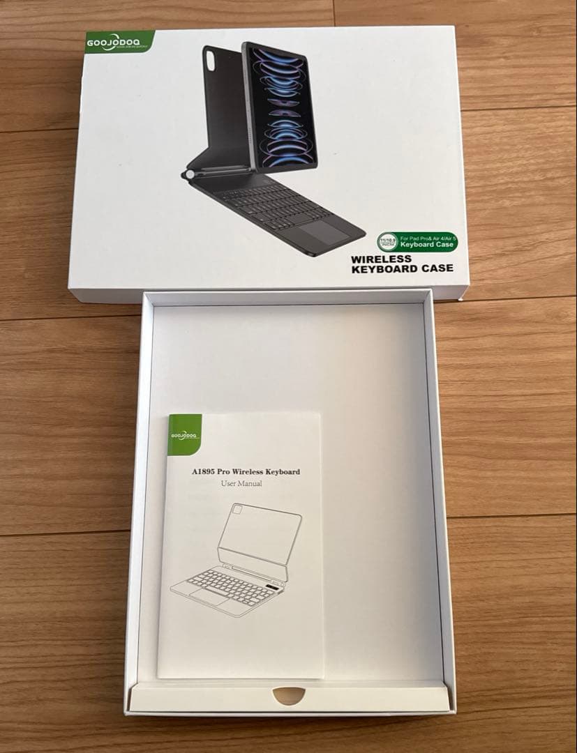 GOOJODOQ マジックキーボードケース iPad Pro/Air