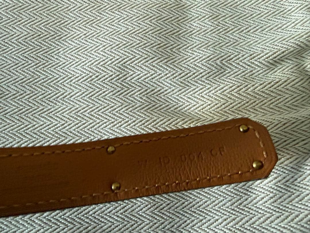 HERMES ケリーベルト エトゥープゴールド　W刻印