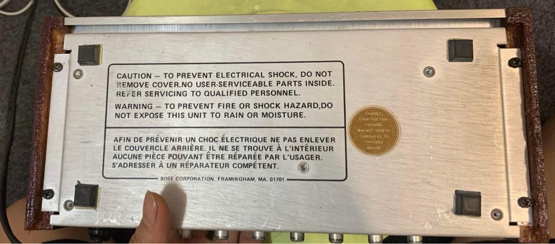 アンプ Bose 901 SERIS IV ACTIVE EQUALIZER