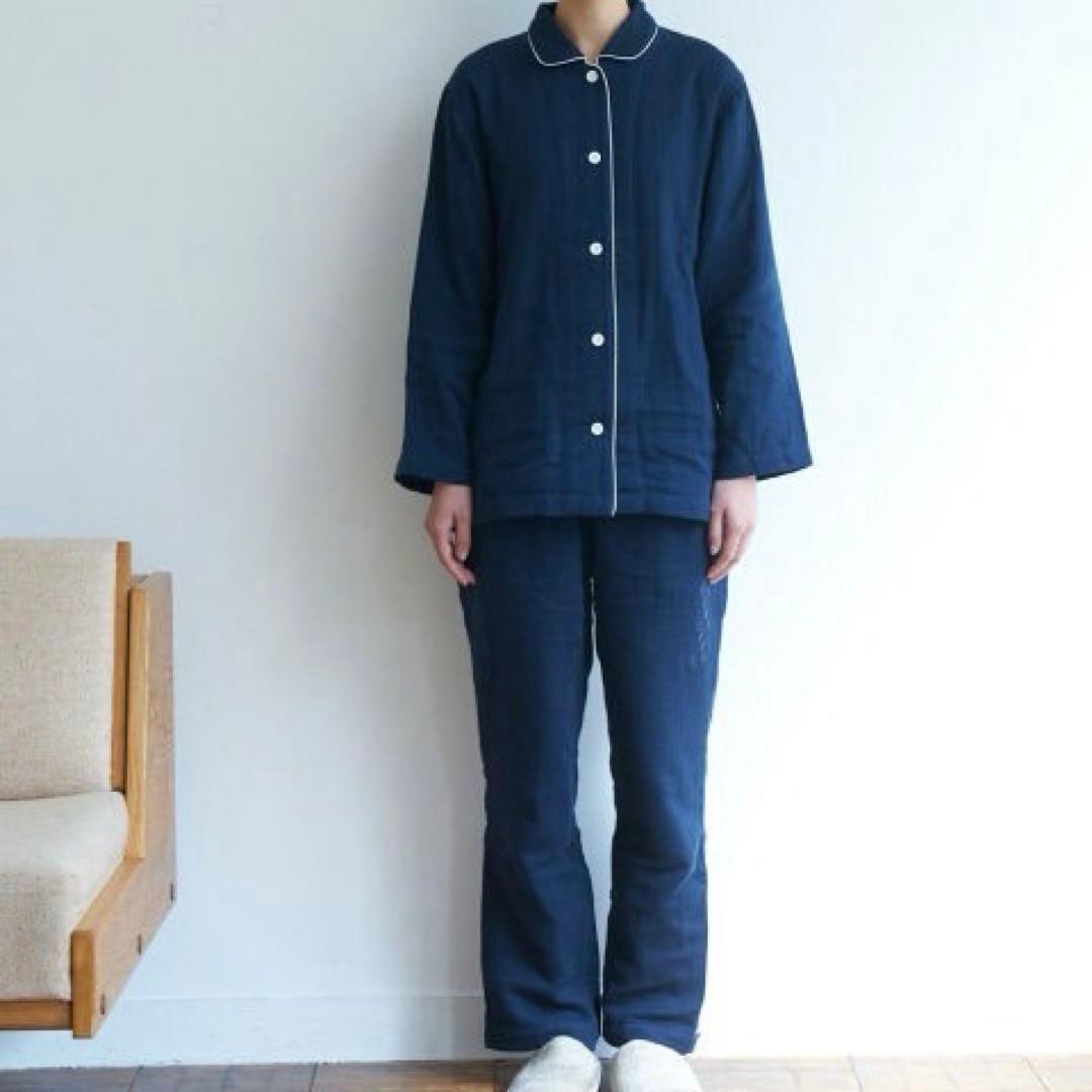新品未使用　リライブ　パジャマ　上下セット　Mサイズ　ネイビー　正規品