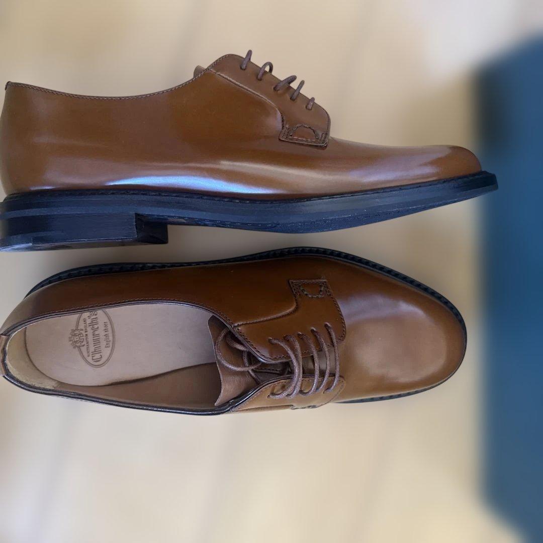 red　チャーチレースアップシューズ