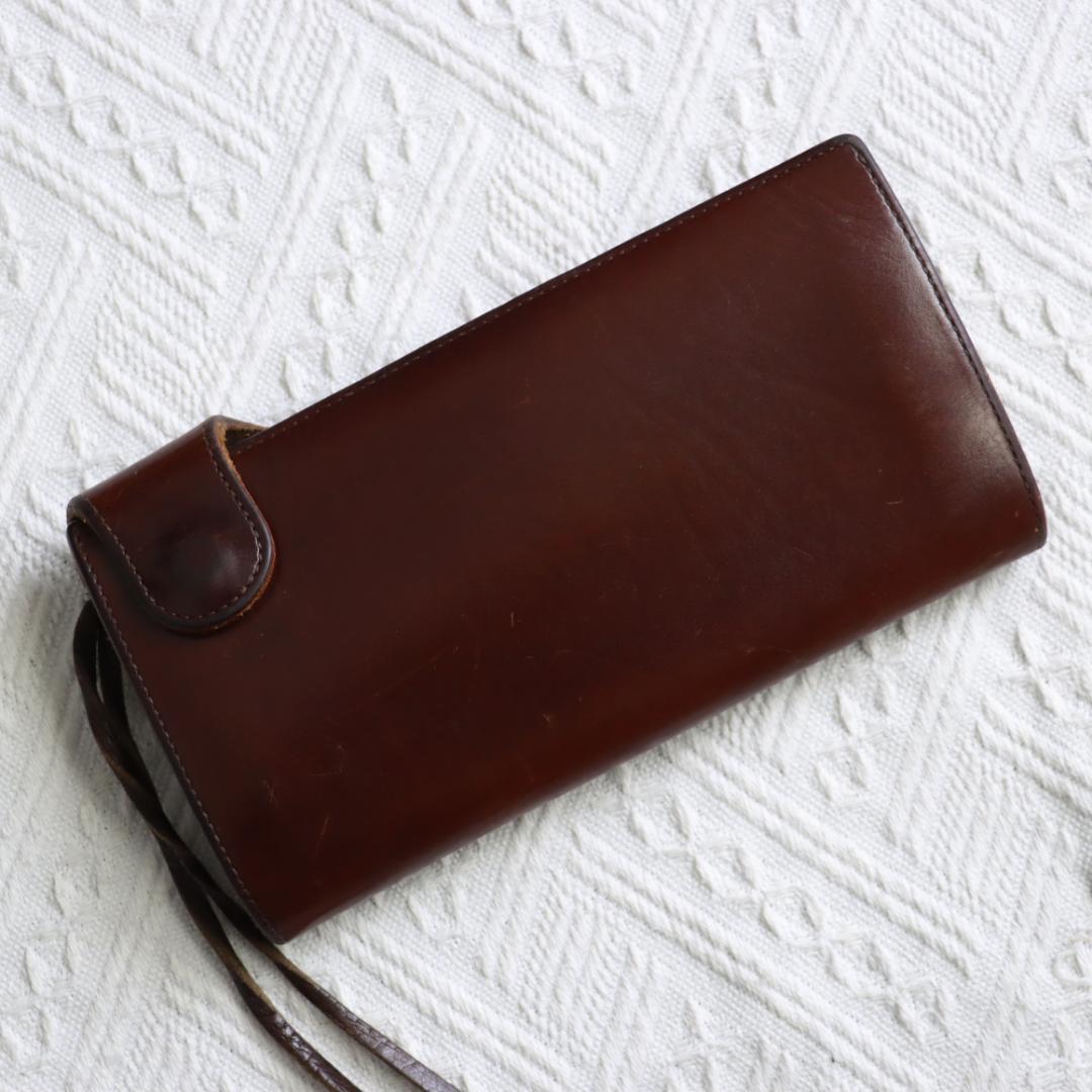 希少！オールレザー　PORTER　ポーター　ロングウォレット　長財布　ブラウン