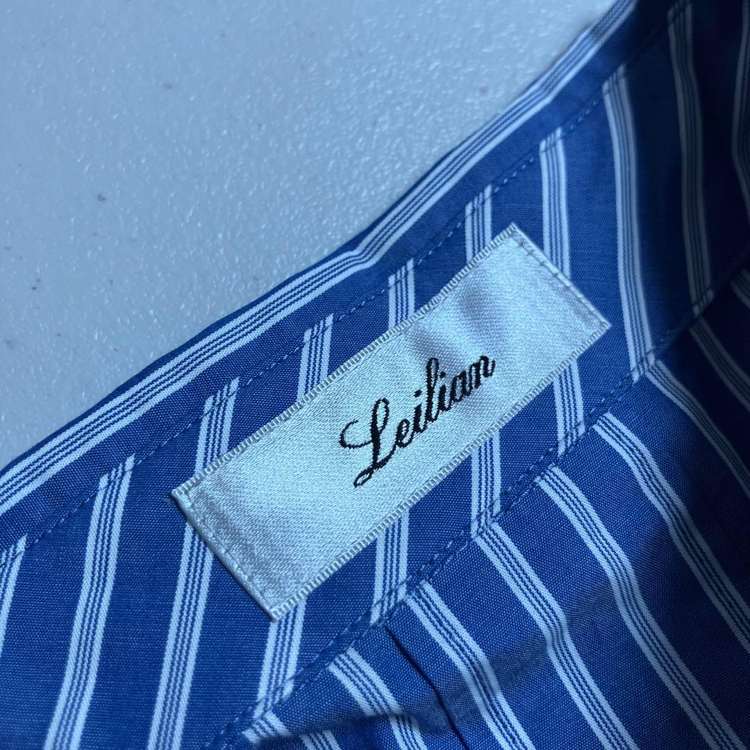 新品 Leilian 洗えるシャツブラウス 9号