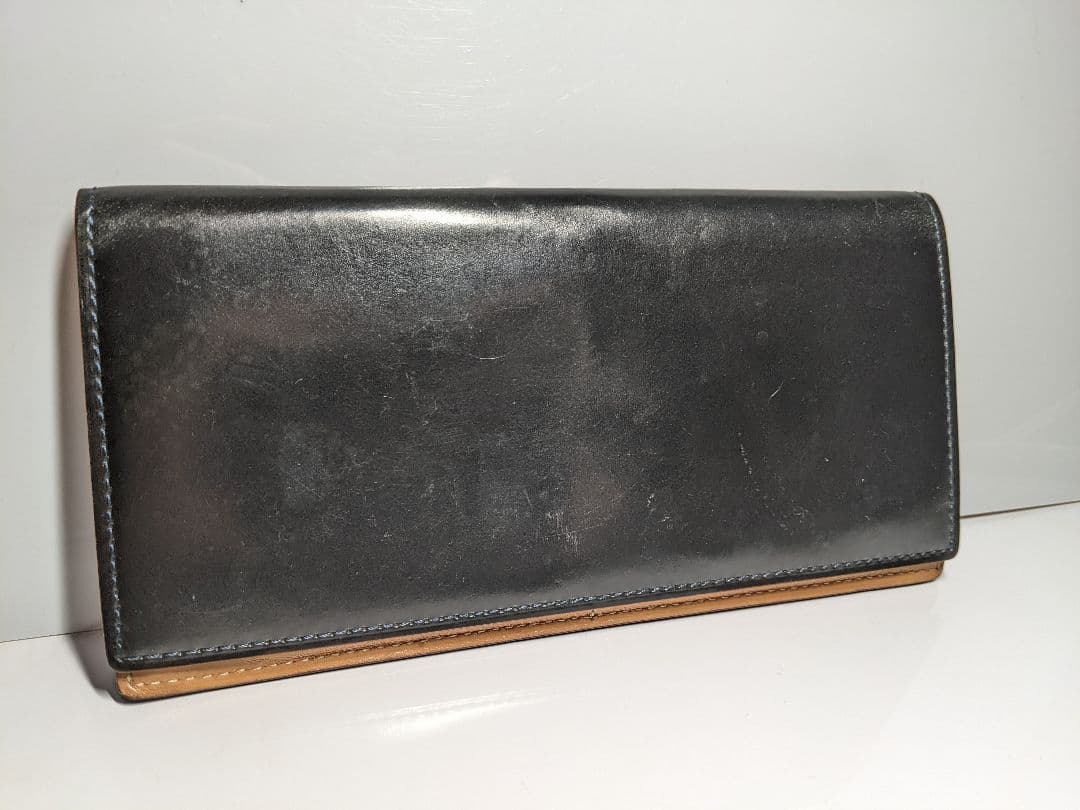 GANZO ガンゾ コードバン ファスナー 小銭入れ 付き 長財布 皮革 国産