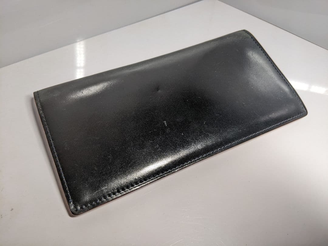 GANZO ガンゾ コードバン ファスナー 小銭入れ 付き 長財布 皮革 国産