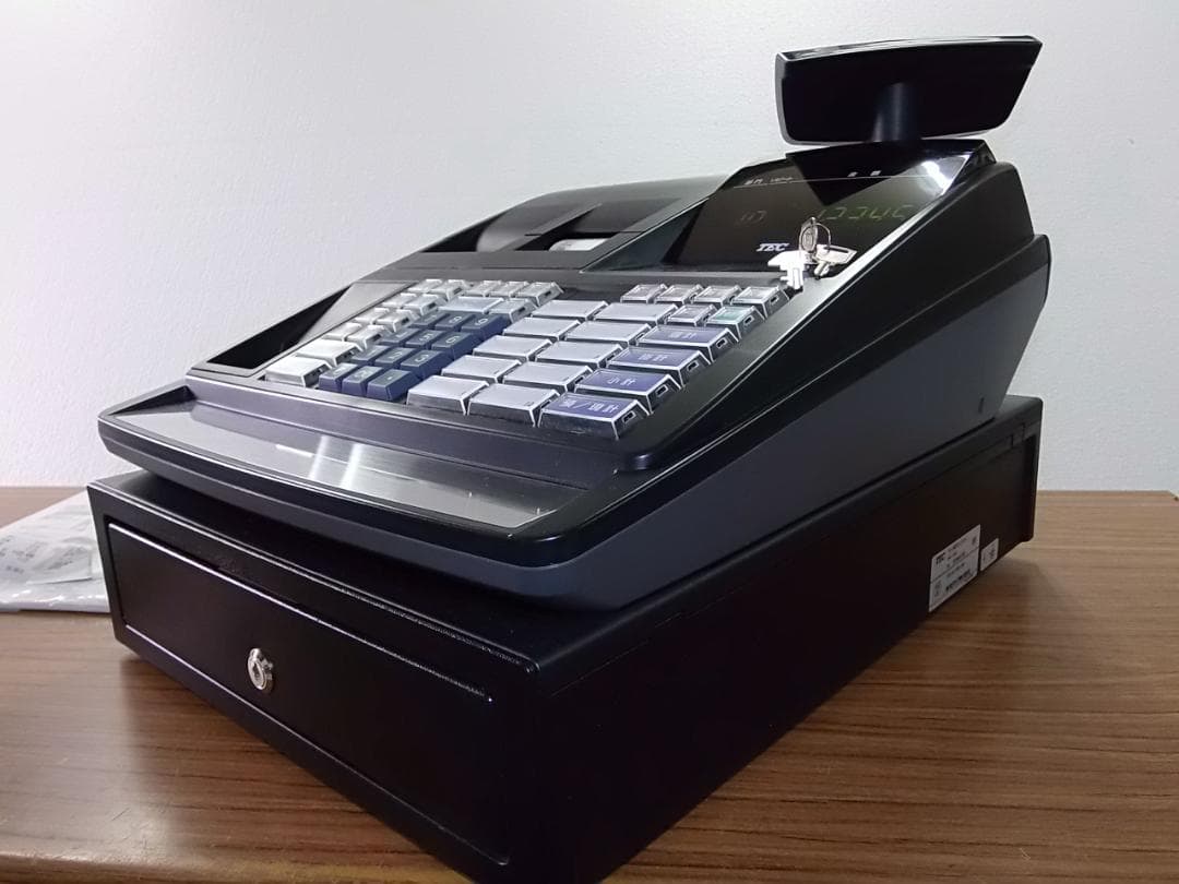 人気の黒22設定無料東芝テック10部門軽減税率インボイスレジスターMA-550