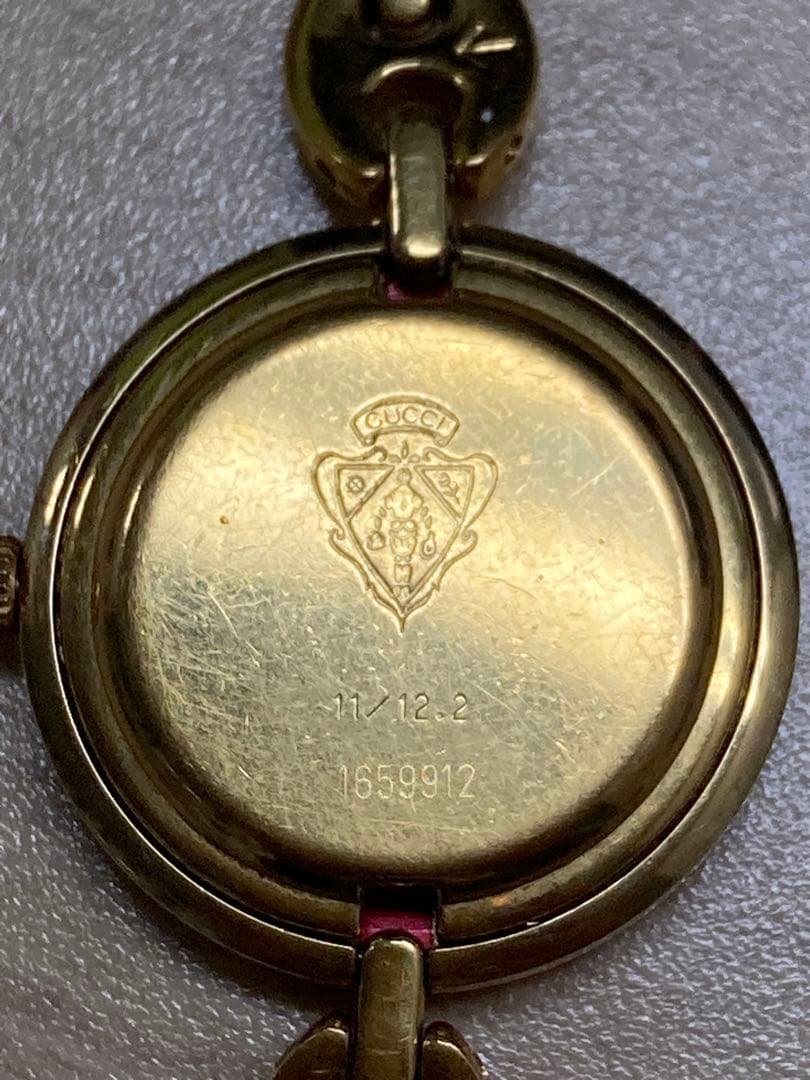GUCCI 時計セット 交換リング付き 電池交換済み 稼動品