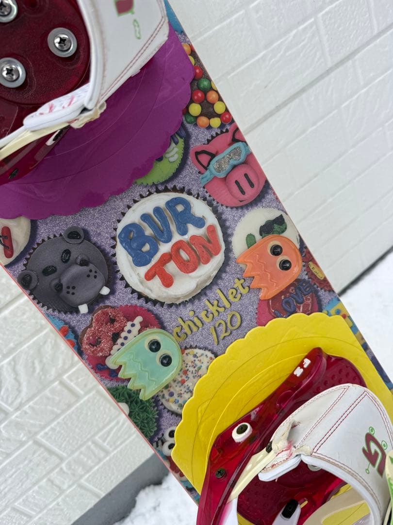 BURTON バートン スノーボード キッズ 120ビンディング付　WAX済