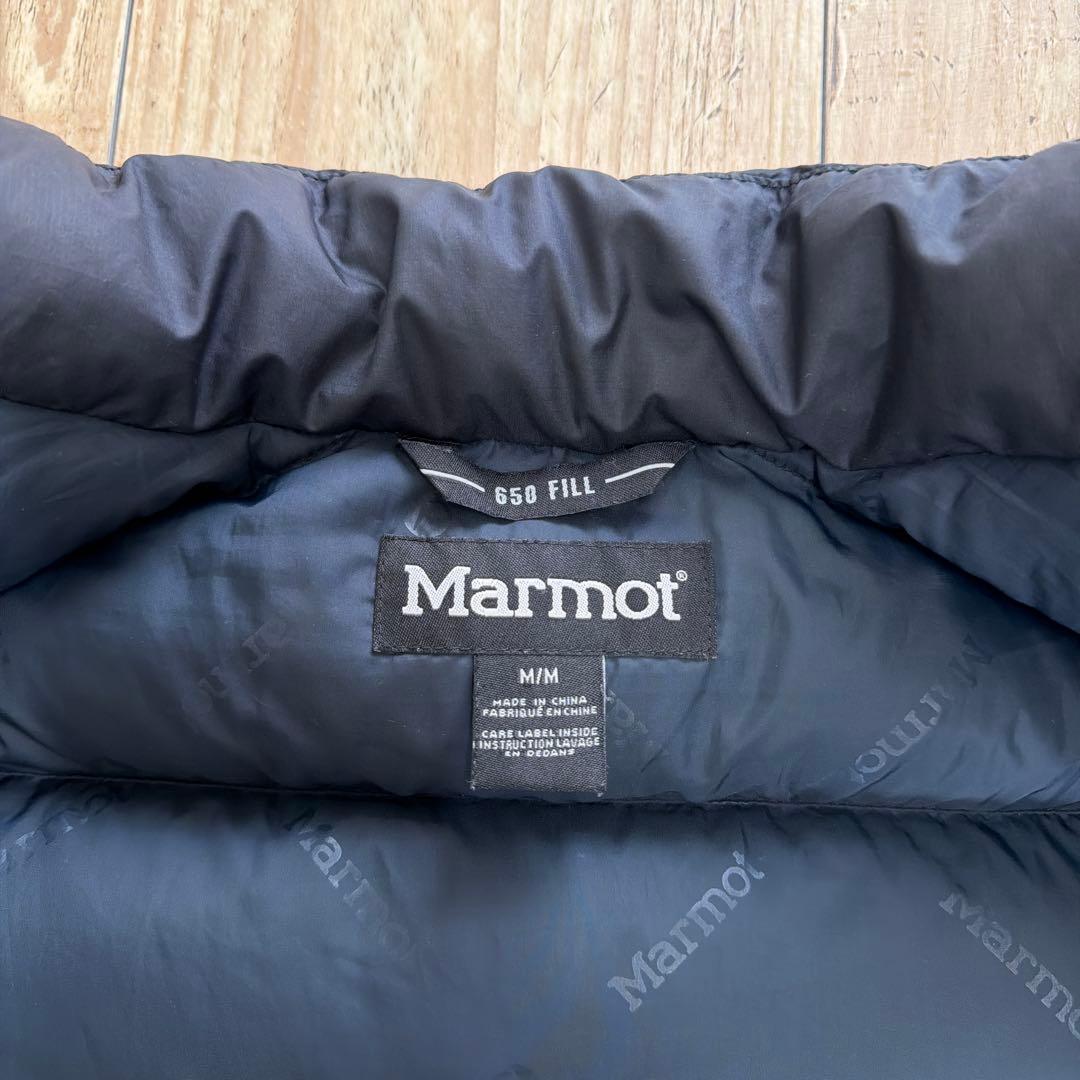 Marmot 650フィル ダウンジャケット ブラック　M 肉厚