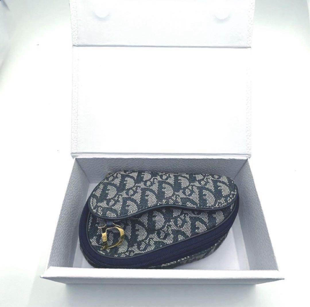 Christian Dior クリスチャンディオール トロッター サドルポーチ