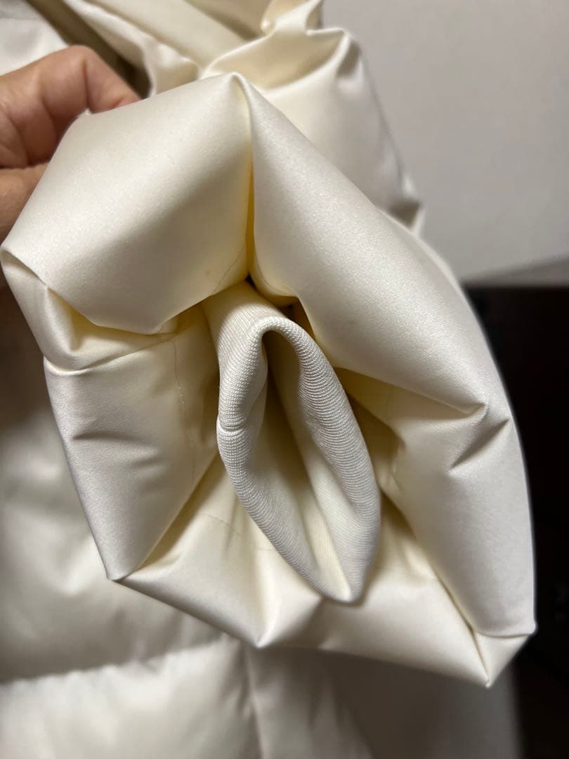 ダウンボリュームジャケット OFF WHITE UNIQLO➕J