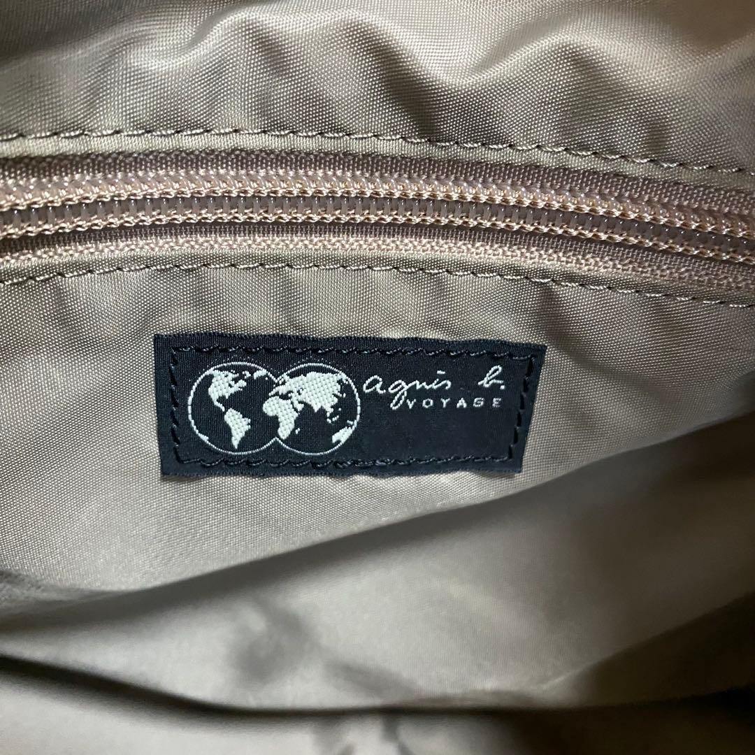 【美品】 agnes b. 2way ボストンバッグ ショルダーストラップ 付き