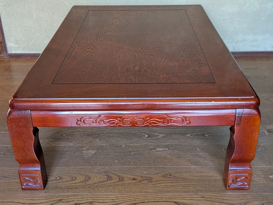 座卓兼用　６人掛けこたつ　脚折り畳み式　電源コードは天板の下収納