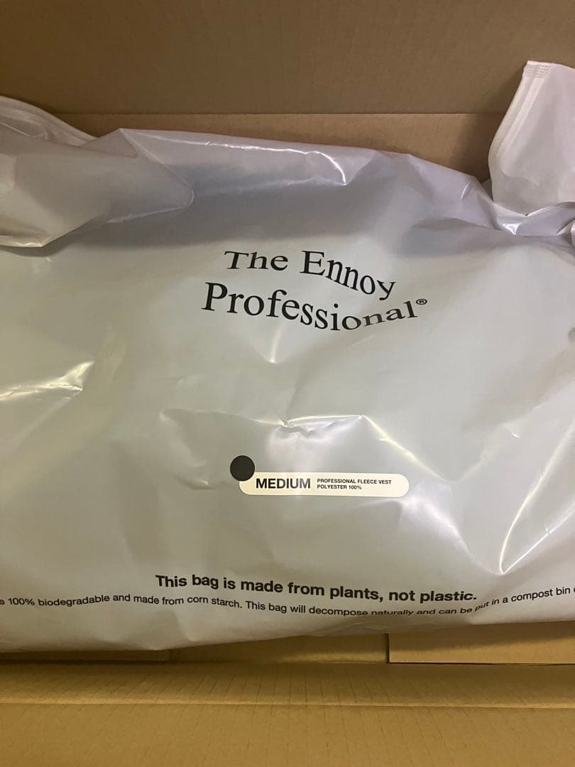 トップス ennoy PROFESSIONAL FLEECE VEST (BLACK) M