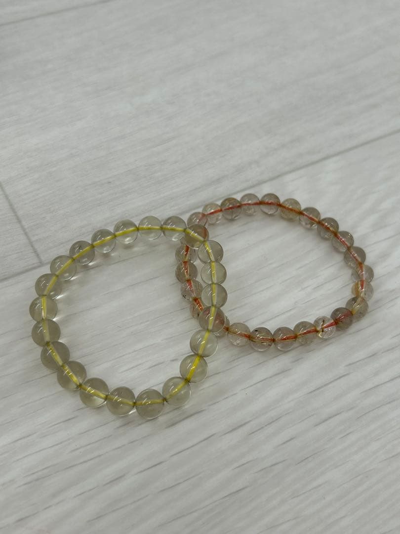 ReZARD ルチルブレス & リビアングラスブレス