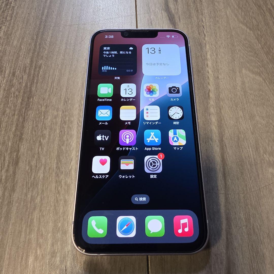 Apple iPhone 14 本体 パープル 128G SIMフリー