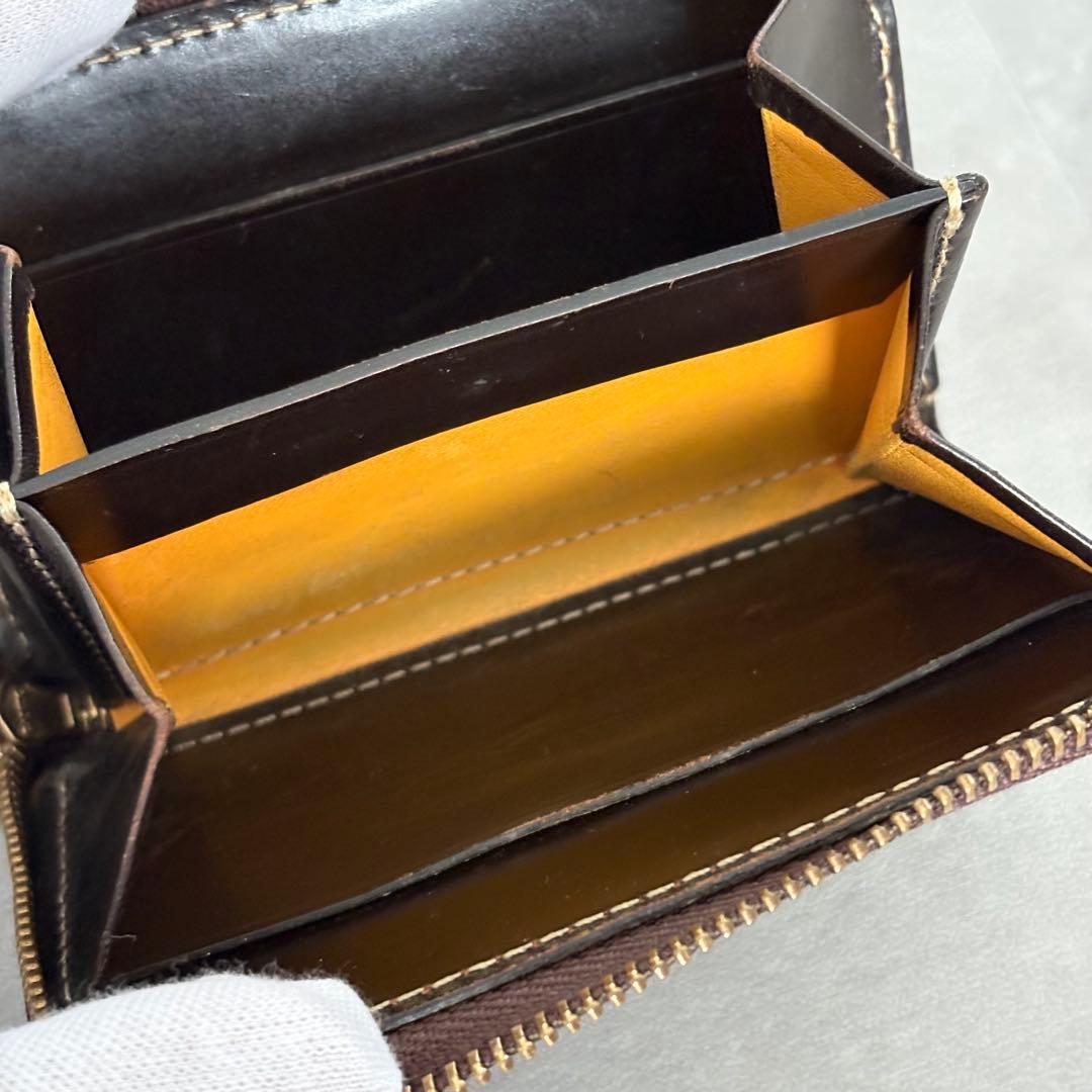 GANZO bridle casual レザーケース 小銭入れ ブラウン