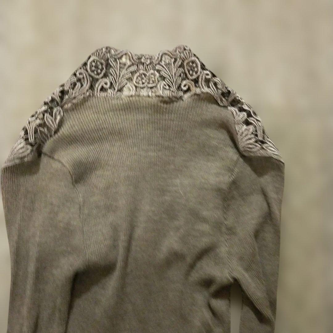 Oscalito シルク　ウール　オスカリート　レース　長袖トップス サイズ2