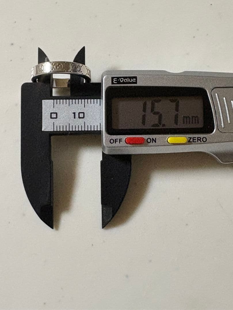 GUCCI グッチ ブランデッドGリング 　刻印サイズ:9号【箱/ポーチ付】