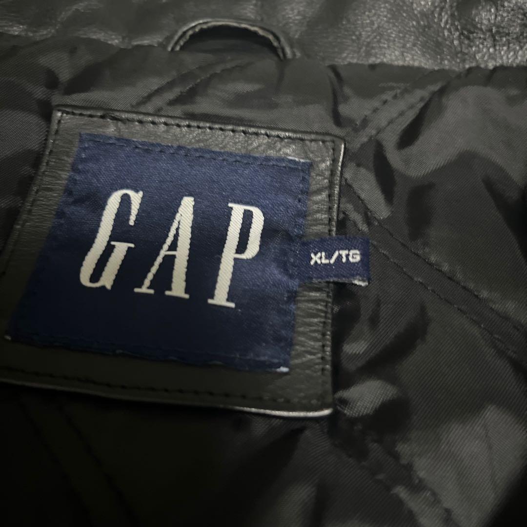 【極美品】OLD GAP 90s 牛革 レザージャケット XL オールドギャップ