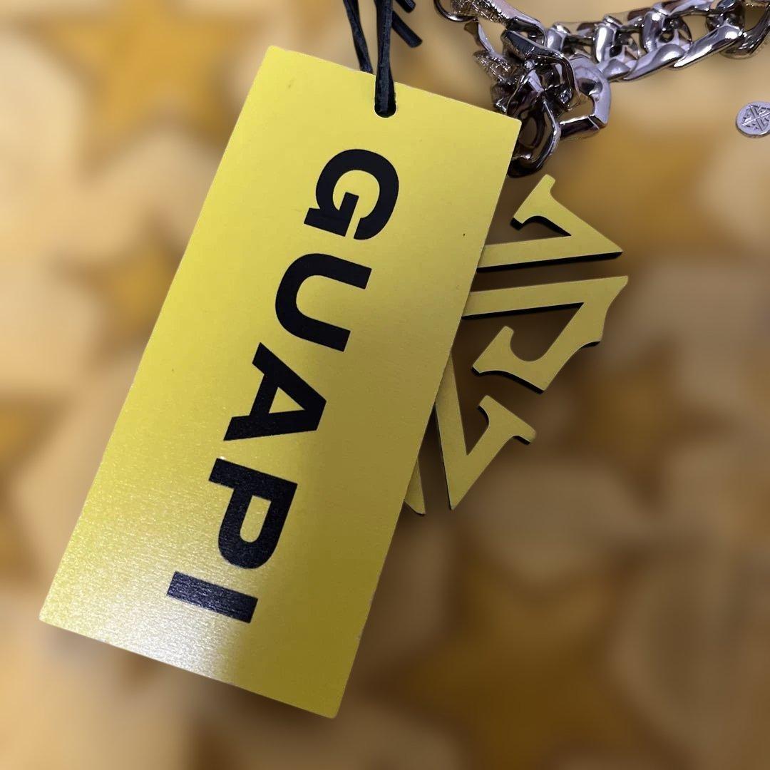 GUAPI イエロー 星柄刺繍 デニムパンツ