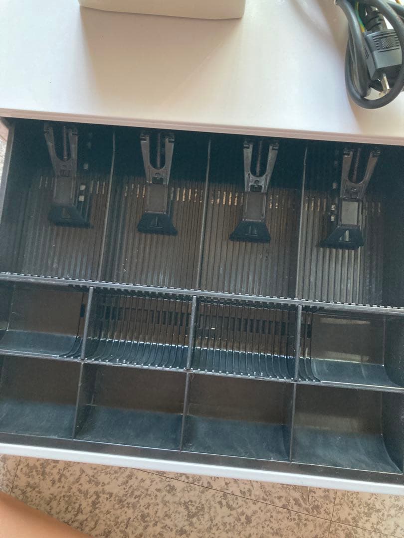 スター精機プリンター&ホワイト レジスター 小銭入れ付き