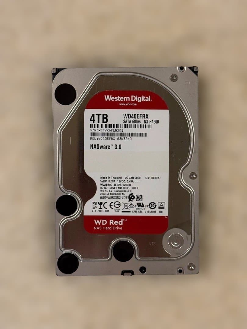 エ*ィ様 Western Digital 3.5inch WD40EFRX 4T