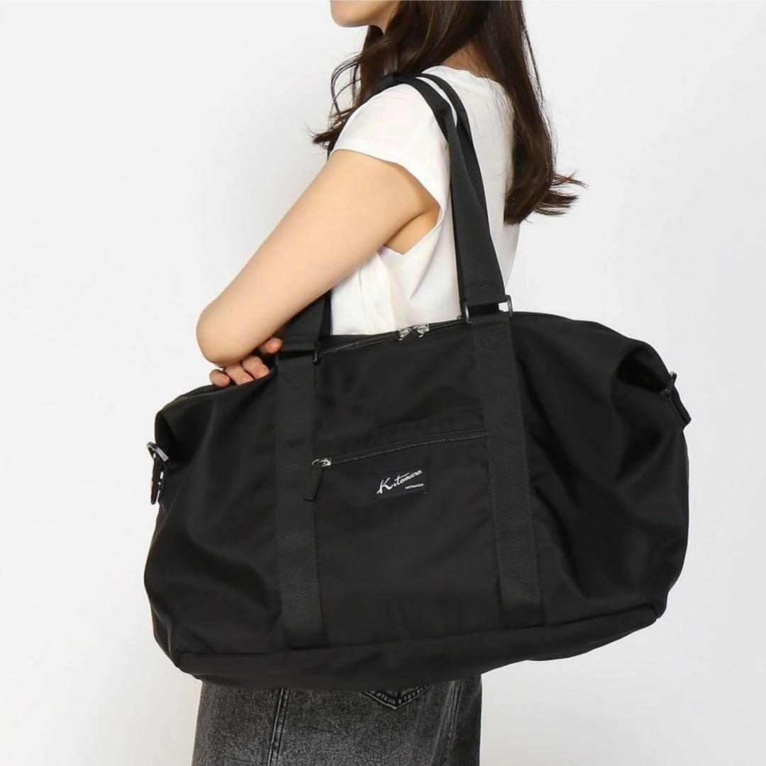 Kitamura キタムラ ボストンバッグ　ダークブルー