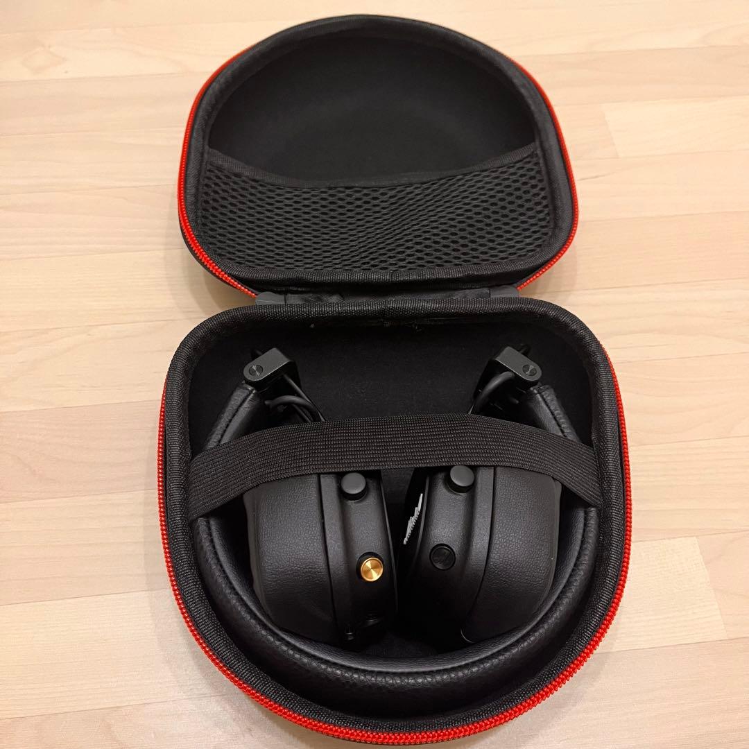 【ケース付】Marshall Major V ブラック ワイヤレスヘッドホン美品