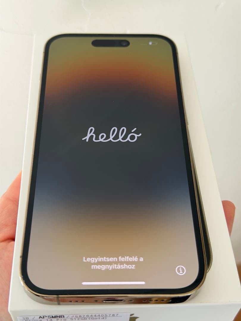 オン【美品】SIMフリー iPhone14 Pro ゴールド 512GB