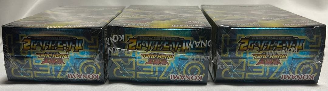 遊戯王 ラッシュデュエル オーバーラッシュパック2 シュリンク付き 3BOX