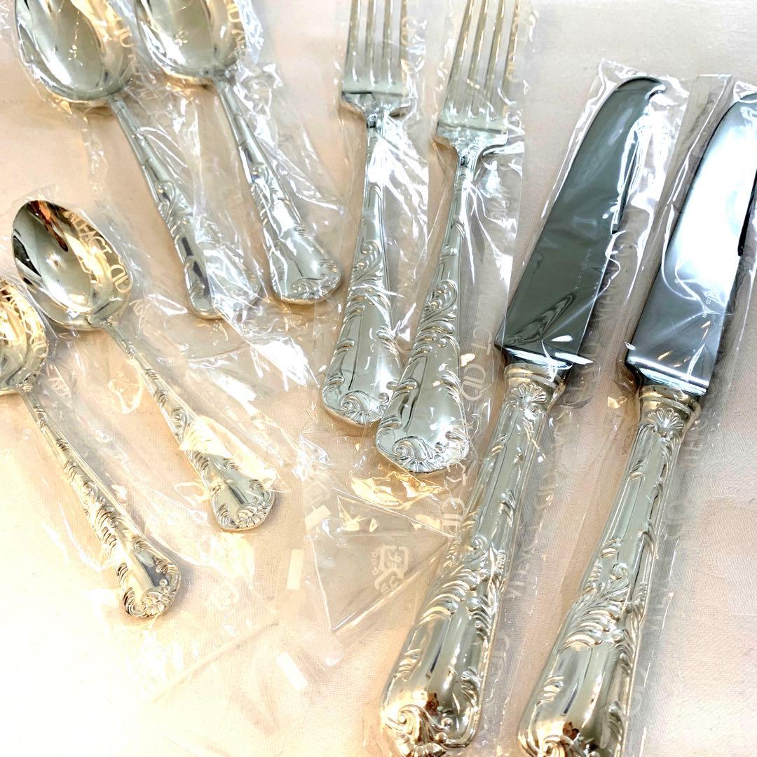 洋白銀器　カトラリー　アルファクト　唐草