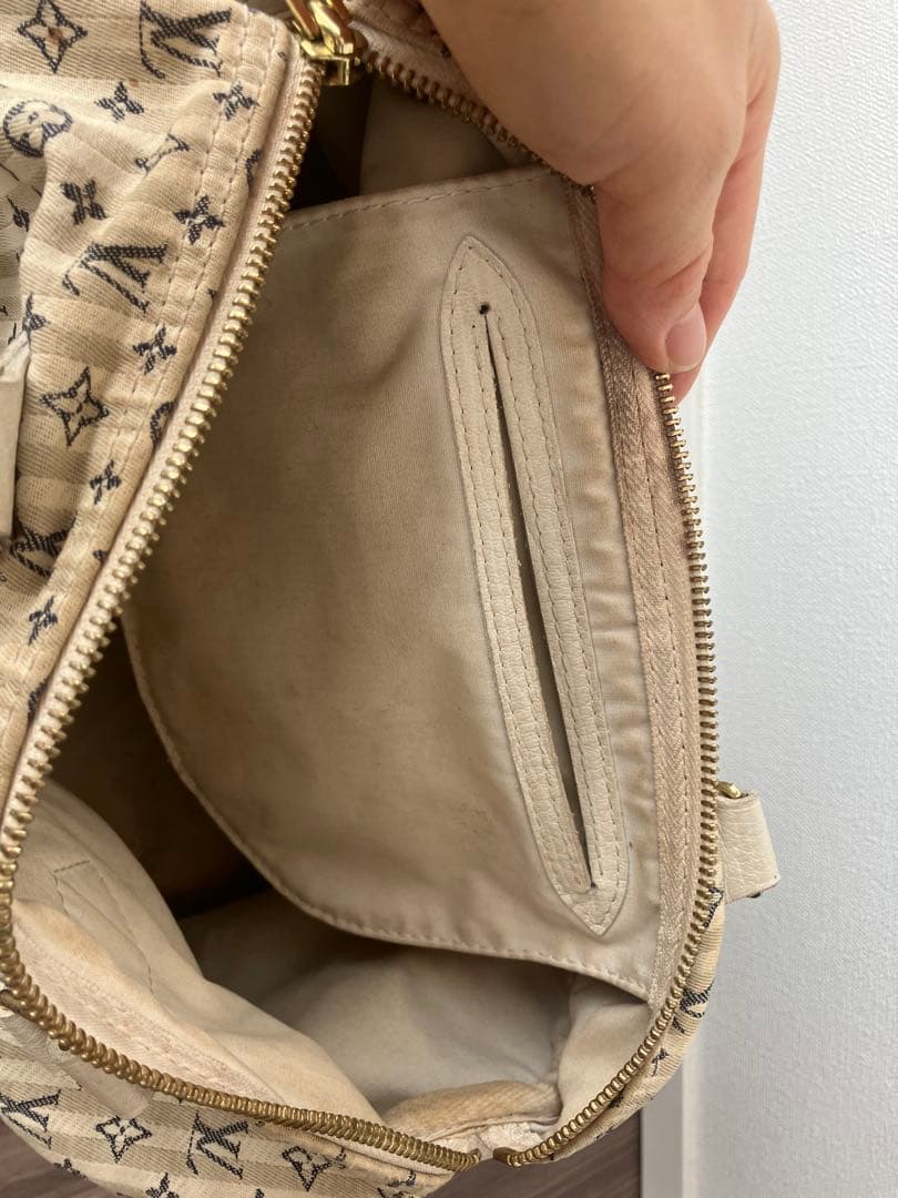 ルイ ヴィトン　モノグラム ミニラン クロワゼット スピーディ30 ブルー