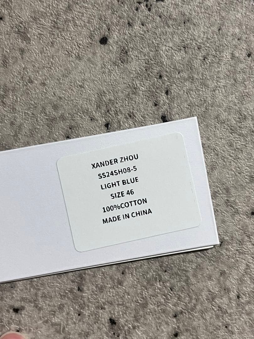 ザンダーゾウ XANDER ZHOU 24ss シャツ KIOSQUE CC