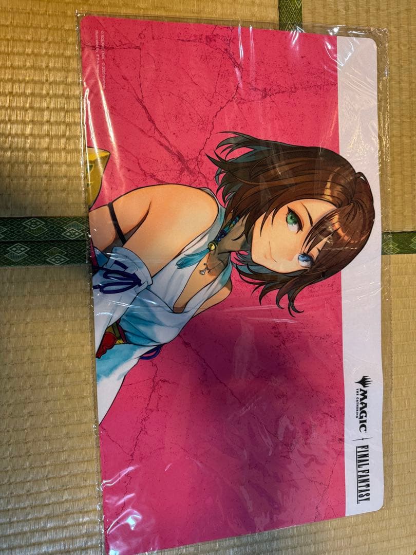 MTG スピラの希望、ユウナ プレイマット マジックリーグ 新品未開封