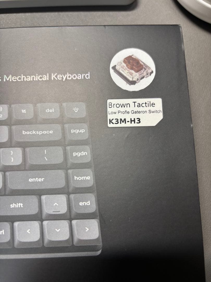 keychron k3max ホットスワップ対応　茶軸　US配列