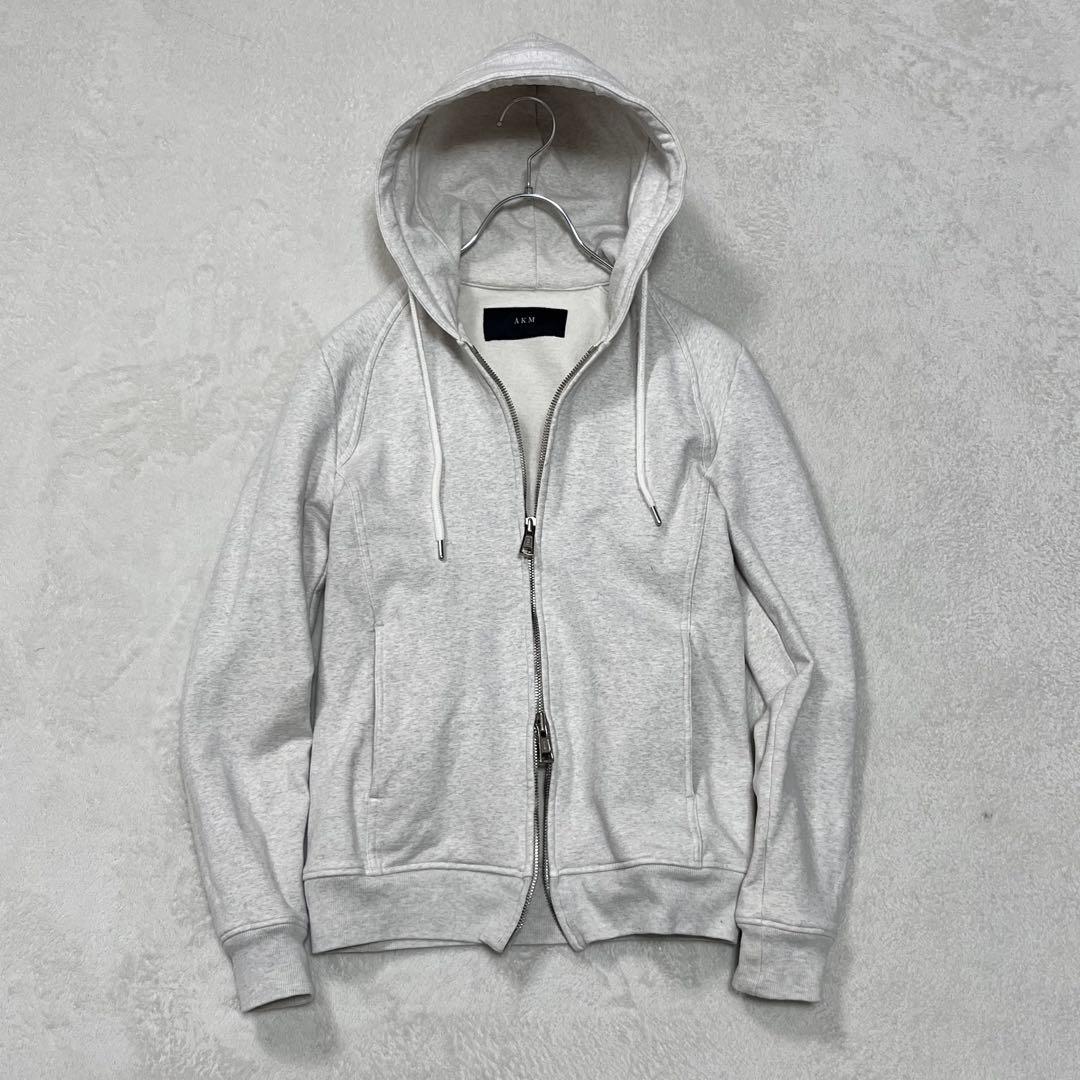 『AKM』定価6.6万 ストレッチジャージパーカー ダブルジップアップ
