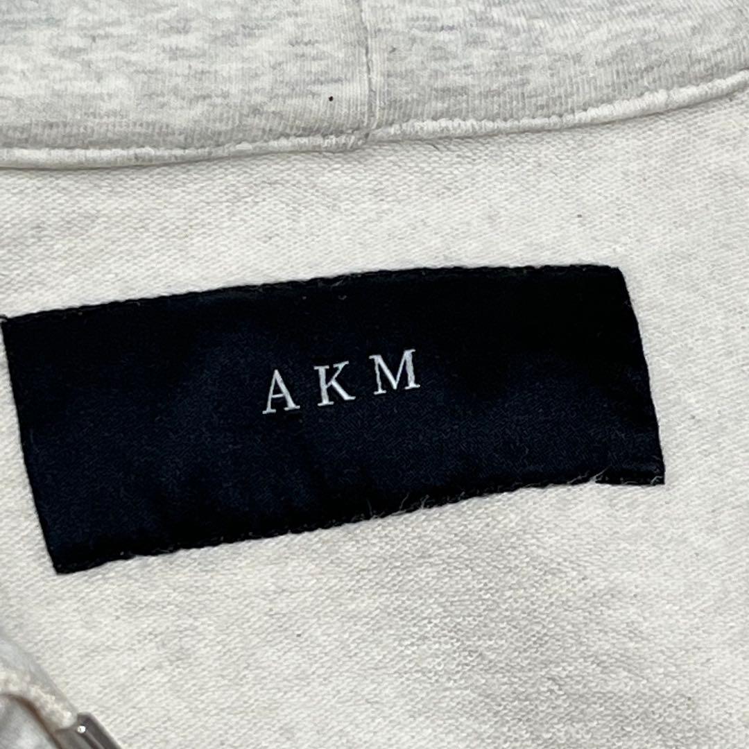 『AKM』定価6.6万 ストレッチジャージパーカー ダブルジップアップ