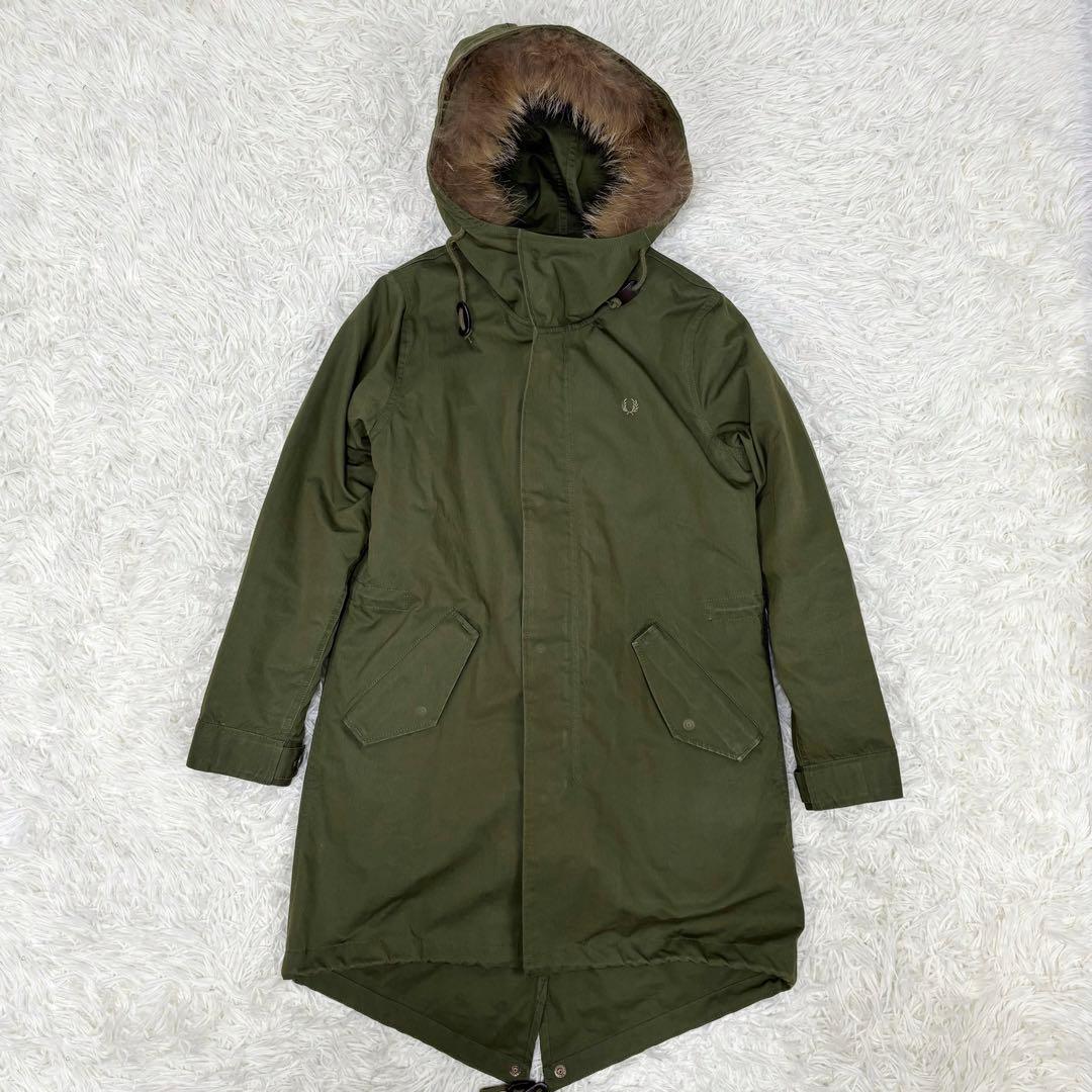 フレッドペリー リアルファー フィッシュテールパーカー モッズコート 8