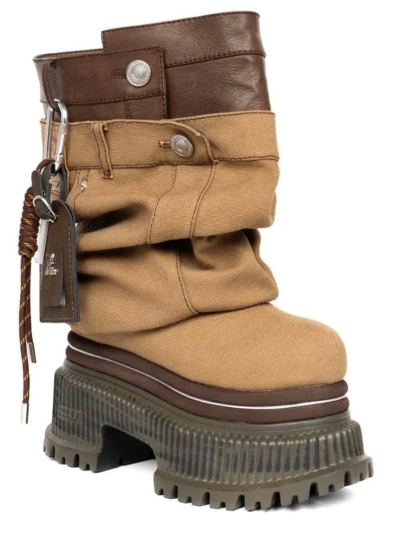 Yellow 【即完アイテム】 大人気ショートブーツ