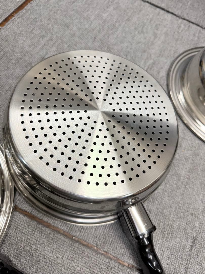 インコア　inkorフライパン小　スチーマー　キャセロール　セット