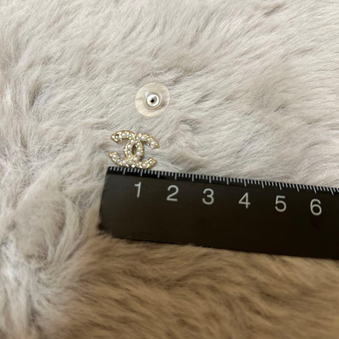 【Myday公式アカウント01 】CHANEL ロゴ　ストーン ピアス(片耳用)