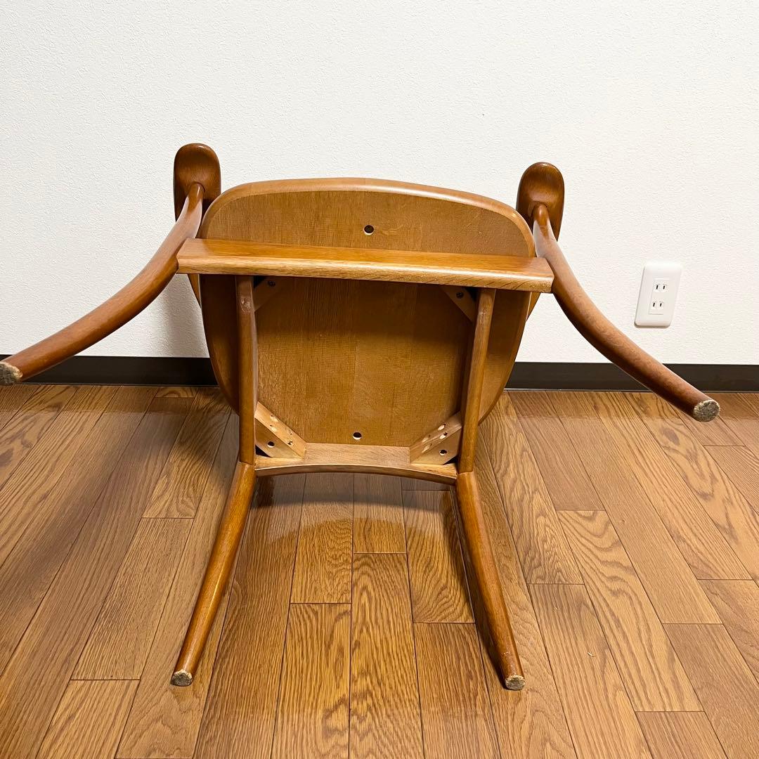 【美品】飛騨産業　クレセント　アームチェア　HIDA CRESCENT ②