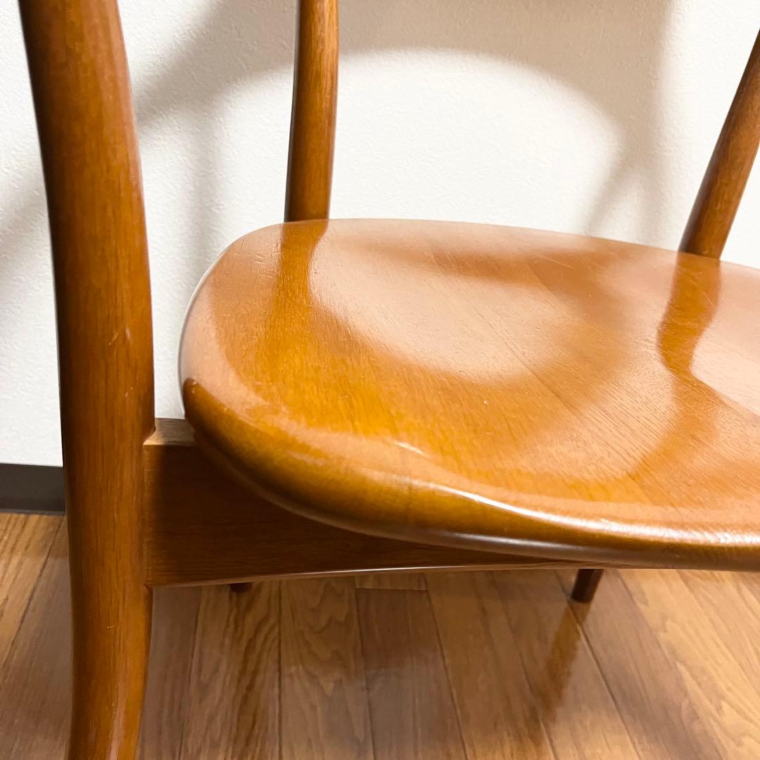 【美品】飛騨産業　クレセント　アームチェア　HIDA CRESCENT ②