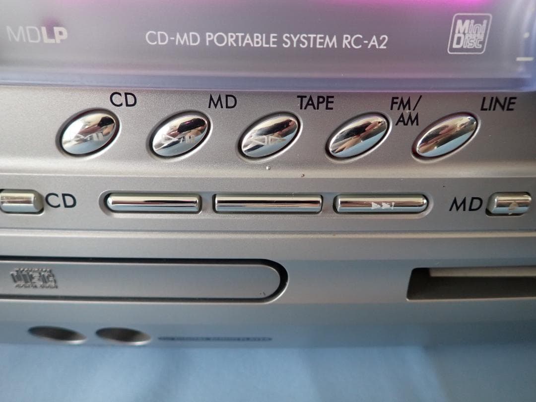 JVC Victor RC-A2 （シルバー）CD・MD・カセットデッキ