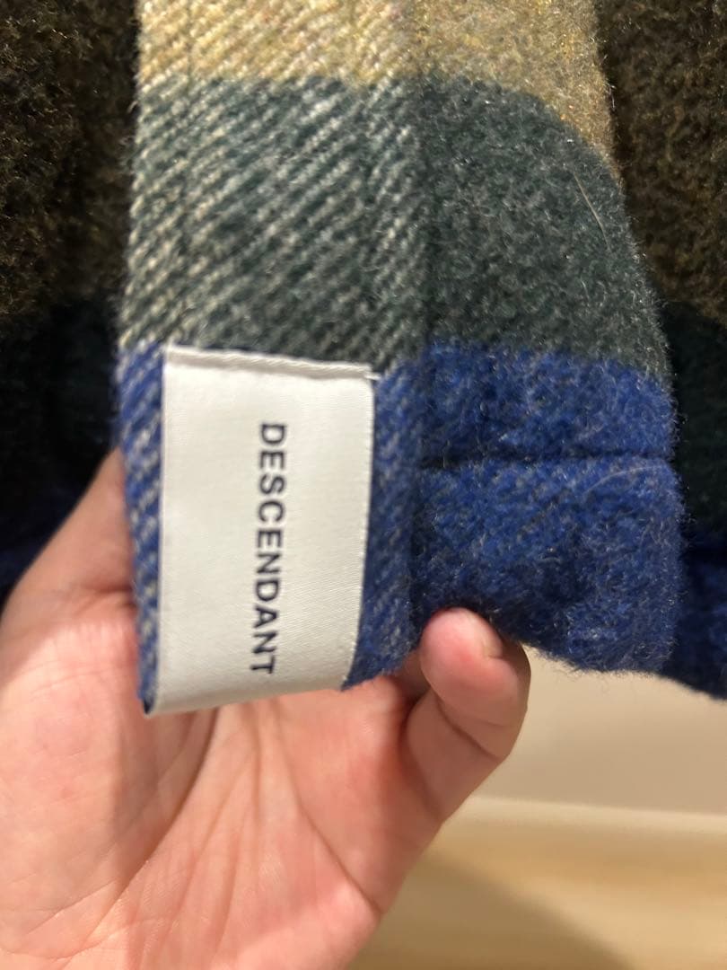 トップス DESCENDANT 21AW CLAIRTON PLAID JACKET