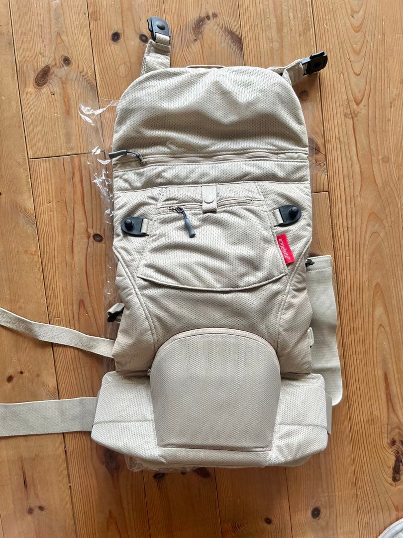ベビーキャリア オン ベージュ 抱っこ紐 angelette 未使用